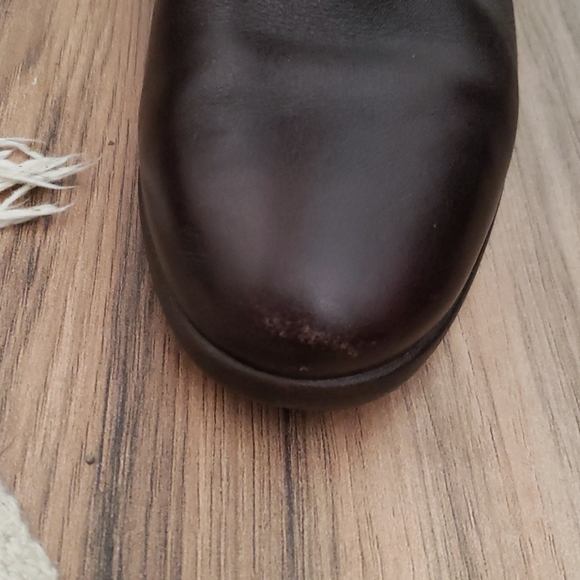 UGG Brown Leather Beryl Riding Boots Sz 5.5 - Picture 10 of 10